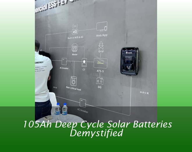 105Ah Deep Cycle Solar Batteries Demystified
